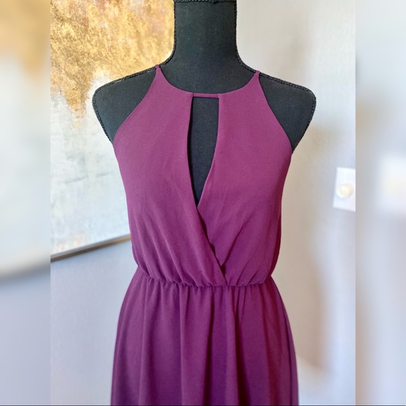 Miami Purple Cocktail Dress - Picture 3 of 9